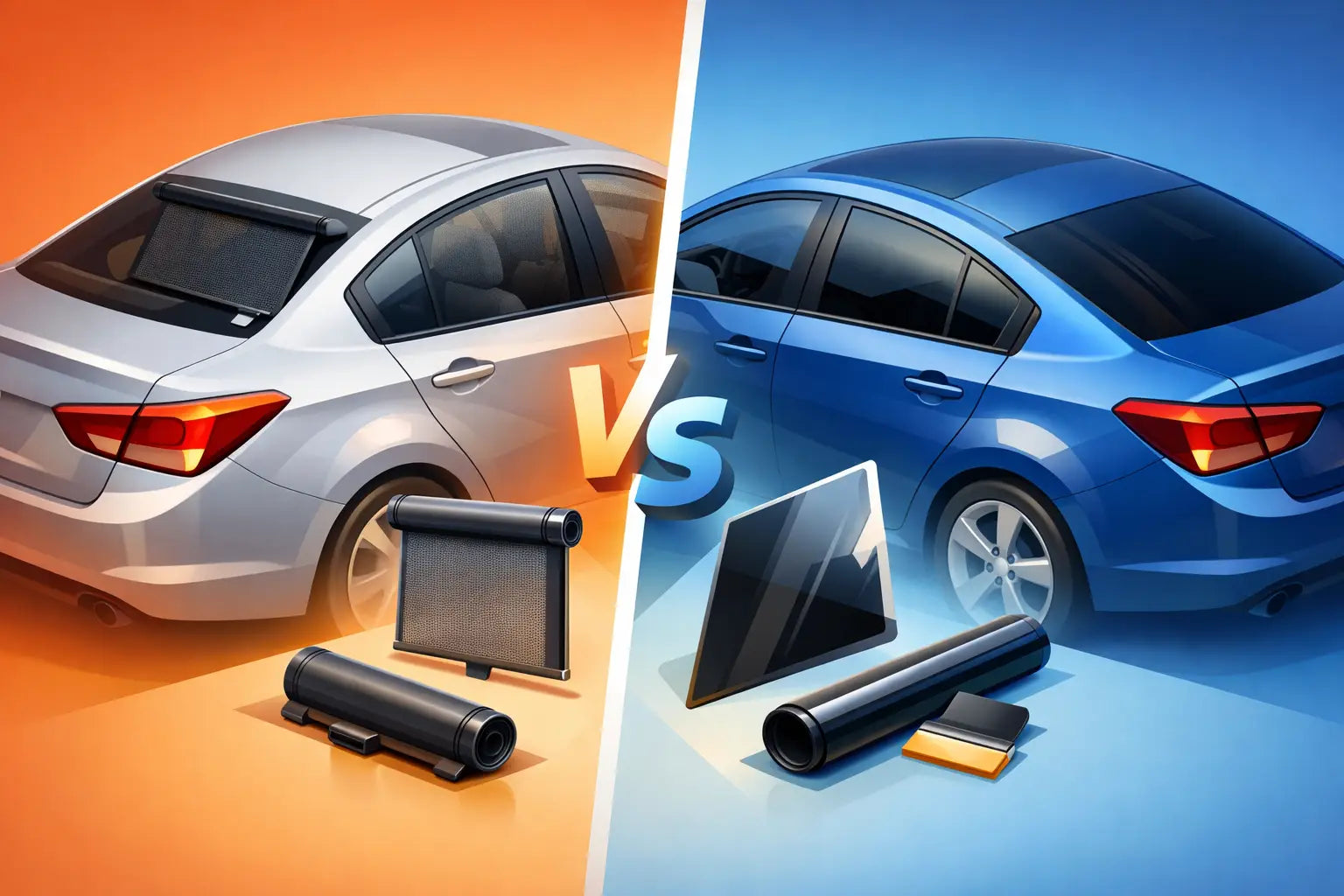 Roller Car Shades vs Tint: Which Works Better?