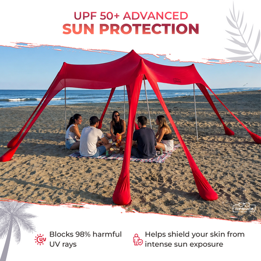 Eight Bag Beach Tent with Castle Mode