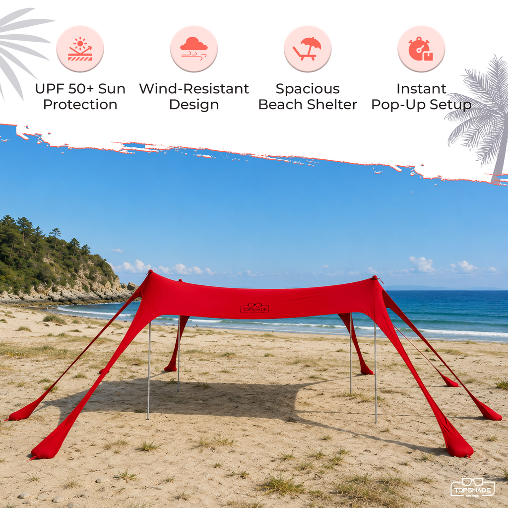 Eight Bag Beach Tent with Castle Mode