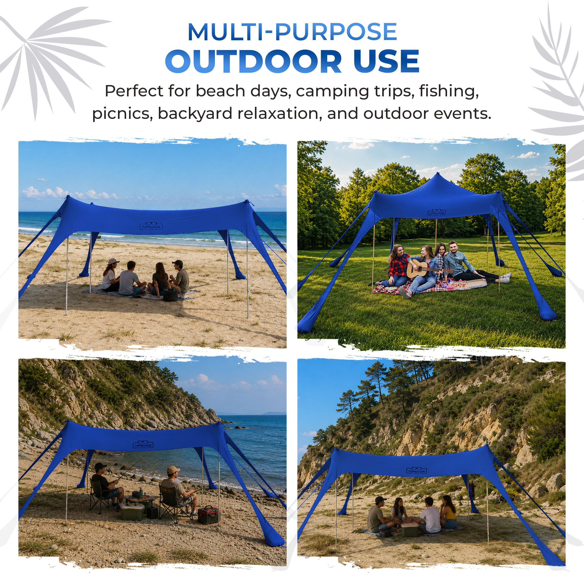 Eight Bag Beach Tent with Castle Mode
