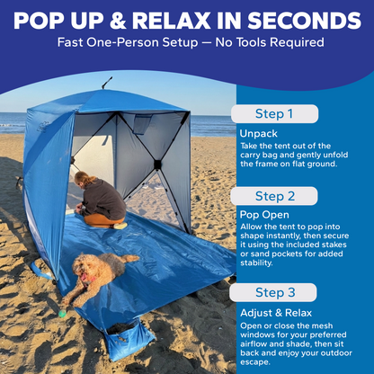 TopShade Aerodome Beach Tent Sun Shelter
