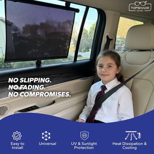 Car Window Roller Shade (2 pack)