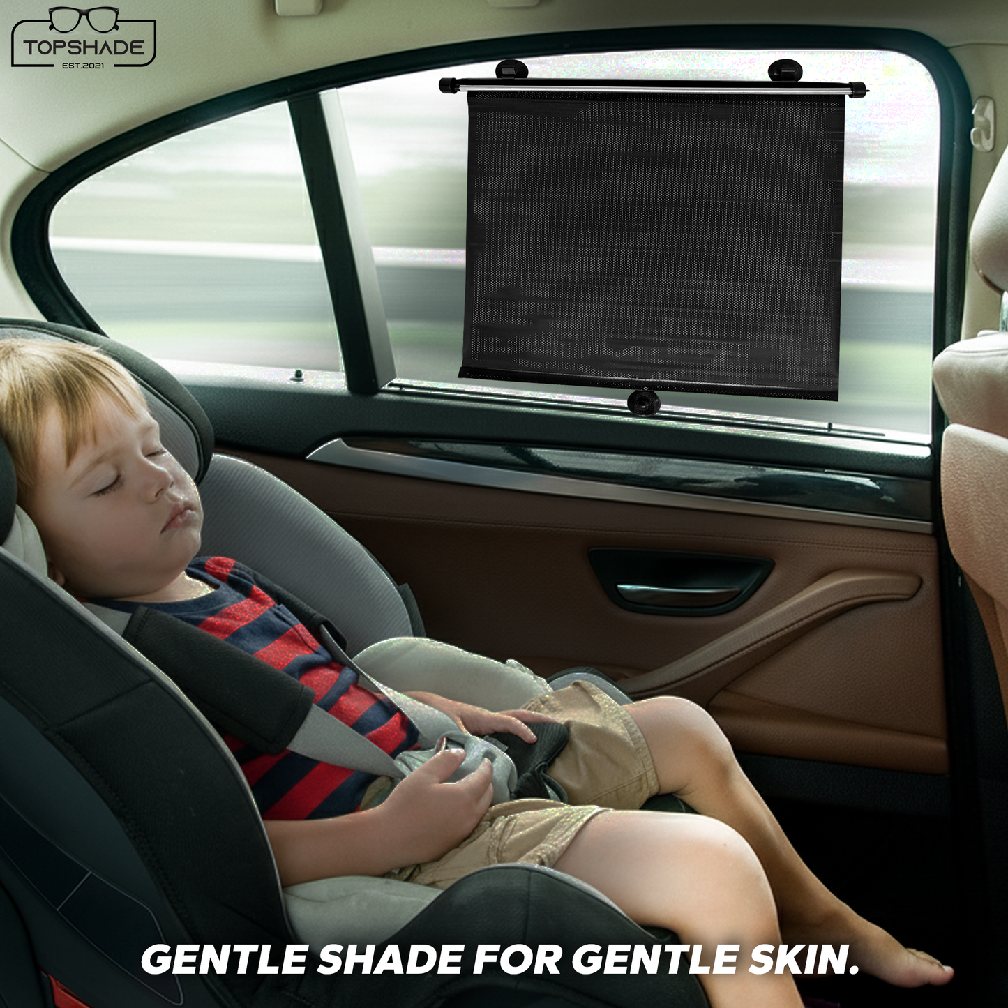 Car Window Roller Shade (2 pack)